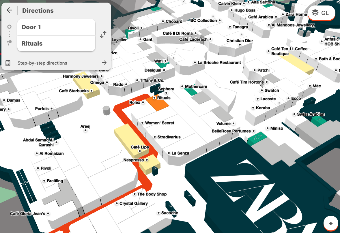 Marina Mall Abu Dhabi Interactive Map Directions
