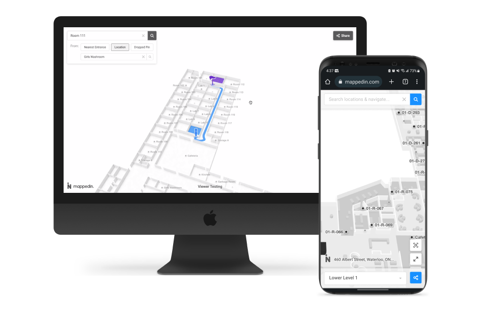 publish wayfinding map