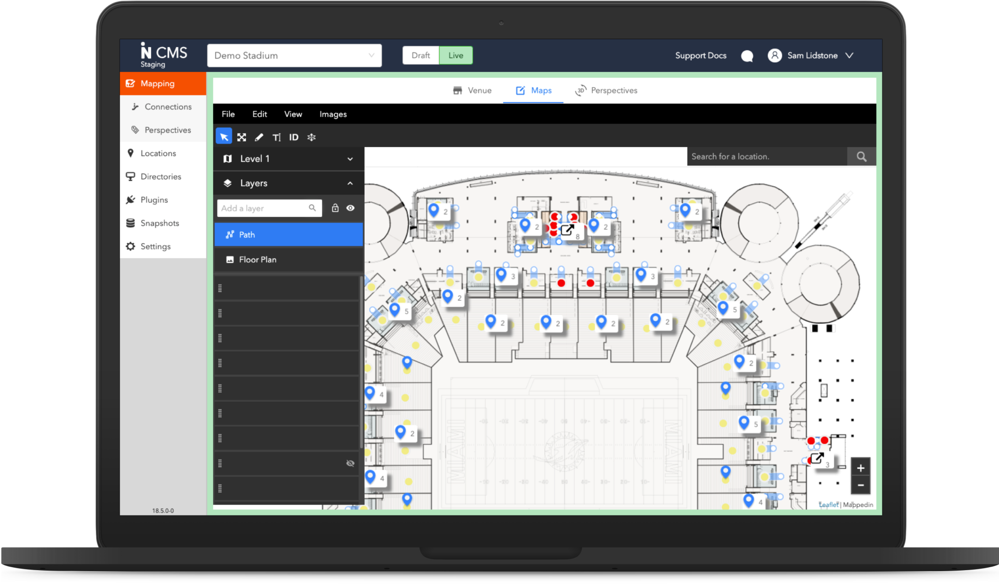 stadium editor tools